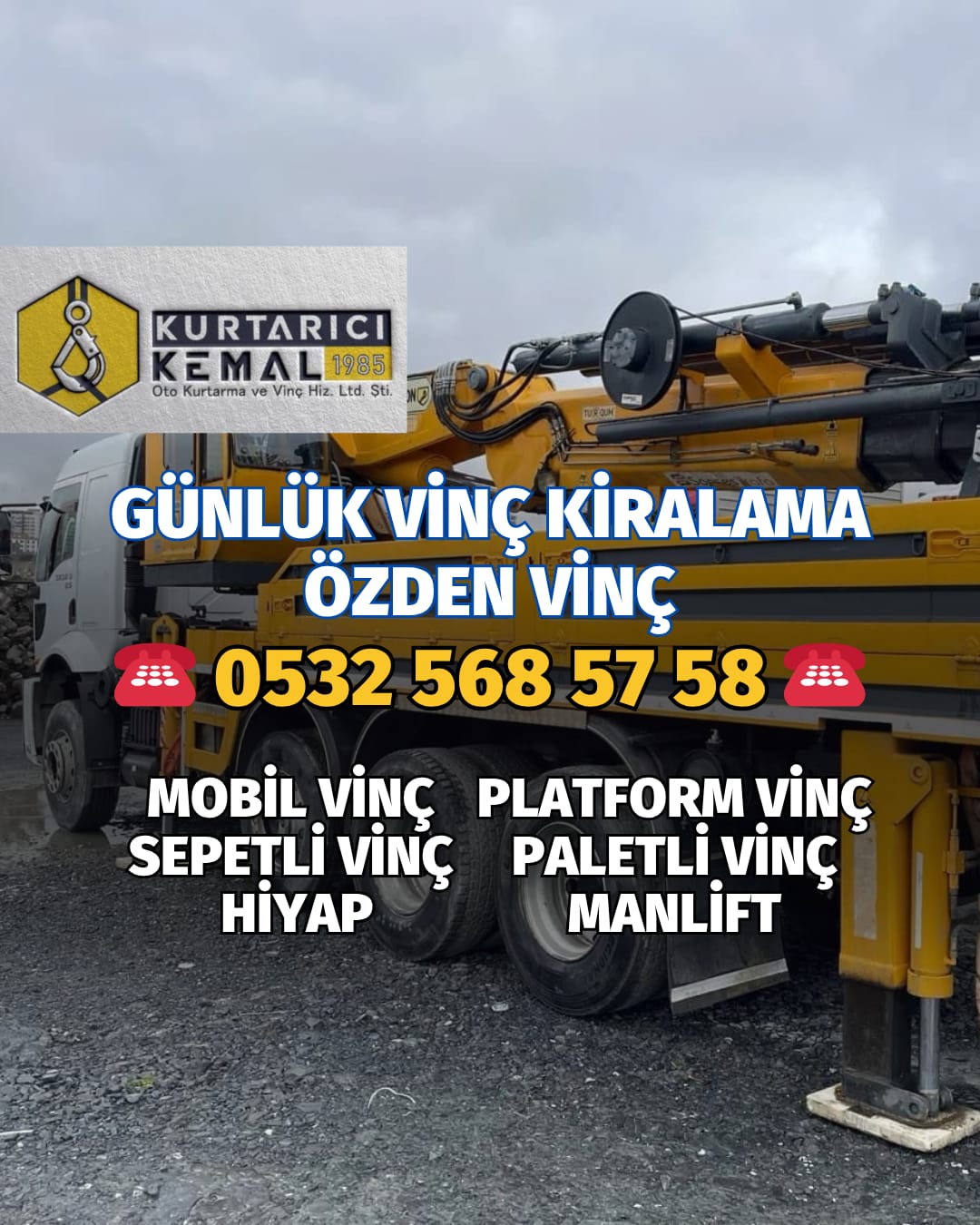 Günlük Vinç Kiralama